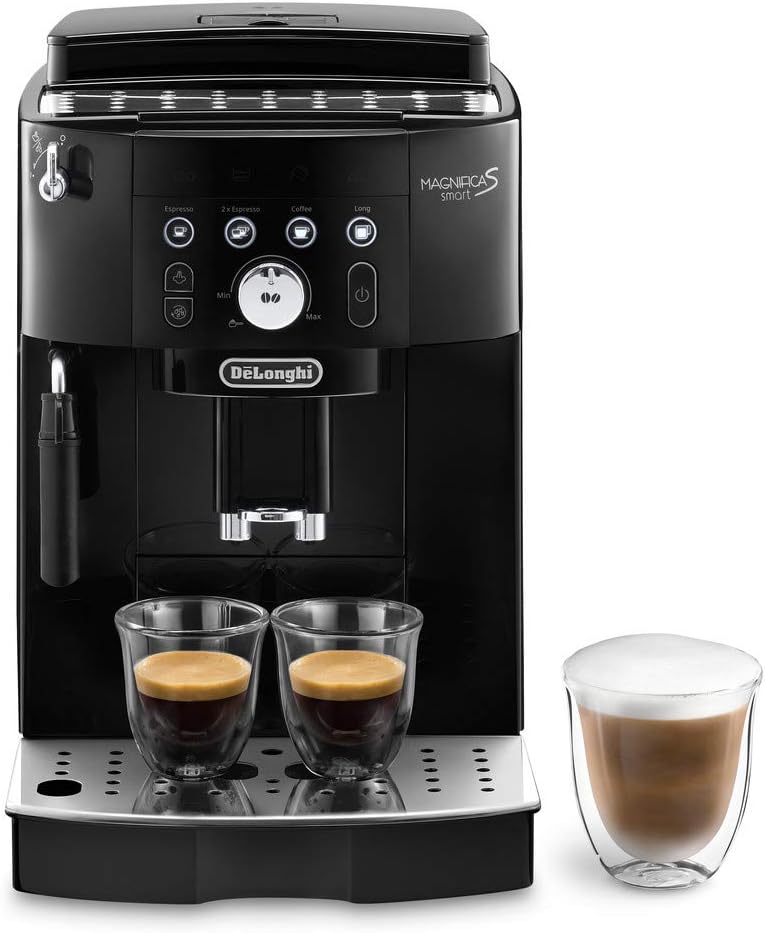 De'Longhi Magnifica S Smart Machine a Café Grain ECAM230.13.B, Machine Expresso et Cappuccino, 1.8L, 1450W, Noir [Exclusif Amazon] - Image 1