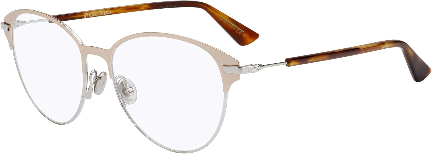 Lunettes de Vue Dior - Safilo DIORESSENCE14 Rose Gold Silver 53/15/145 femme - Image 1