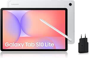 Samsung Galaxy Tab S10 Lite, 10.9", Wi-Fi, 128GB, Android Tablet, S Pen Included, Silver, 25W Fast AC Charger Included, FR Version - Image 1