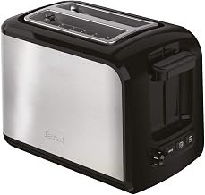 Tefal TT410D10 Grille-pain Toaster Express 2 Fentes 850W Décongélation Réchauffage 7 Niveaux De Dorage Inox Et Noir - Image 1