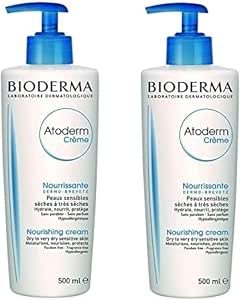 Bioderma Atoderm Scented Nourishing Cream Pack of 2 x 500 ml, Pack of 2 - Image 1