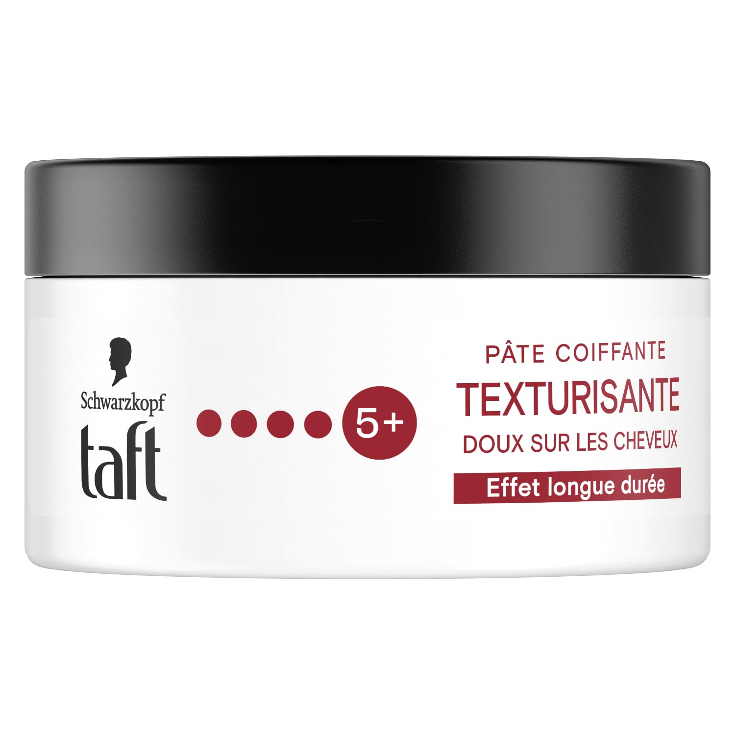 Taft - Schwarzkopf - Styling paste - Texturizing carbon paste - Shine - Very strong hold - Gentle on hair - Long lasting hold - No sticky effect - Formula Provitamin B5-100 ml - Image 1