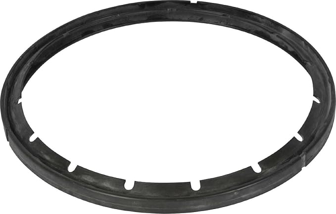 Seb X1010004 - Gasket for Pressure Cookers Series 4.5/6 L, Plastic, Diameter 22 cm, Black - Image 1