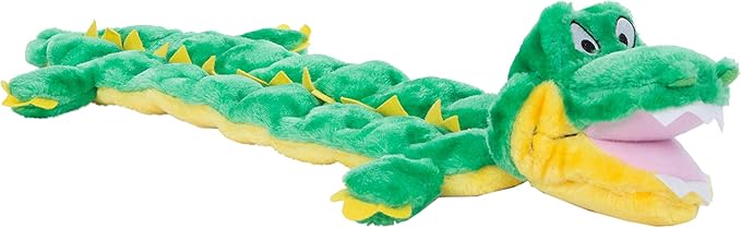 Outward Hound Matz Squeaky Soft Toy for Dogs - Alligator - XL - Image 1