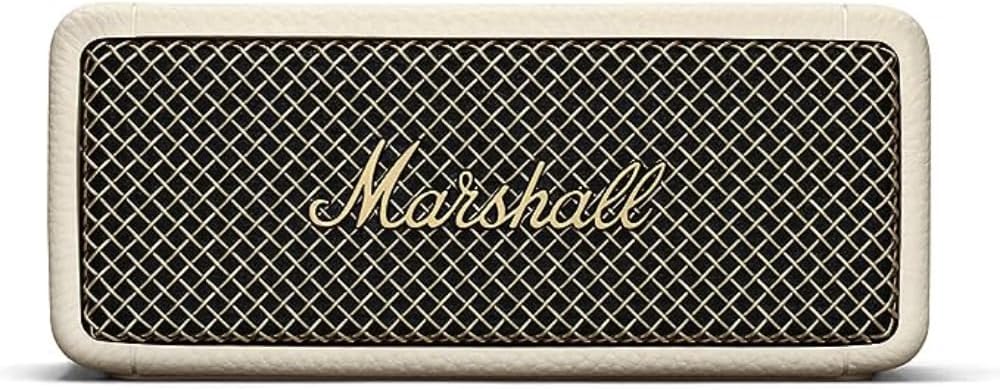 Marshall Emberton II Enceintes Bluetooth Portables, sans Fil, Ip67 Résistant à la Poussière et à l'eau, Plus de 30 Heures de Lecture, Charge Rapide - Creme - Image 1