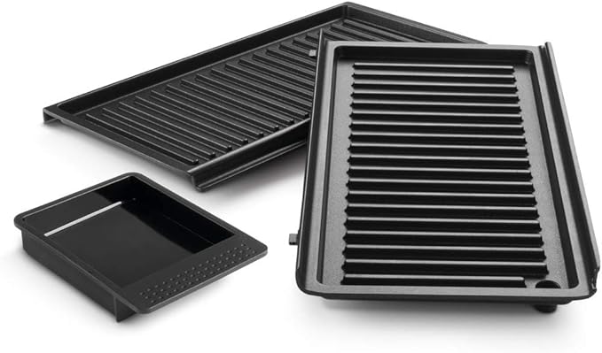 DeLonghi grill plates with non-stick grill appliance 5523110001, DLSK153 - Image 1