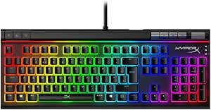 HyperX Alloy Elite 2 Mechanical Gaming Keyboard, Red Linear Switch, Software Controlled Light and Macro Customization, ABS Pudding Keys, Multimedia Controls, Backlight - Image 1