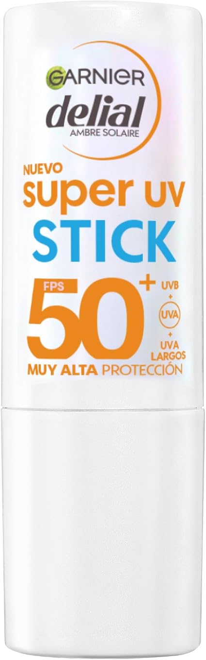 Garnier Delial Ultra UV Invisible Sun Mask with Shea Butter and Vitamin E SPF 50+ Suitable for Sensitive Skin, Comfortable Travel Size - Image 1
