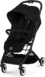 CYBEX - Ultra compact and comfortable pushchair - ORFEO - 4 wheels - Magic Black - Image 1