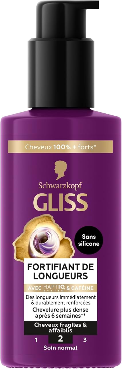 Gliss - Schwarzkopf - Root stimulating serum - Hair growth - Denser hair -Silicone-free - Fragile and weakened hair - Cafeine and Peptides - 100% stronger hair - 100 ml - Image 1