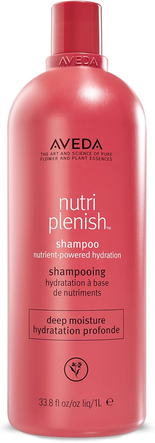 Aveda Nutriplenish Shampoing Hydratation Profonde | Shampoing riche en superaliments pour cheveux secs | Huile de grenade bio, huile de coco, beurre de mangue | 94% d'origine naturelle* - Image 1