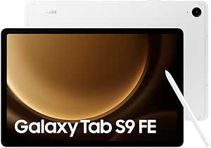 Samsung Galaxy Tab S9 FE Tablet, 10.9 Inch Wifi 128GB, S Pen Included, Long Life Battery, IP 68 Certification, Silver, FR Version - Image 1