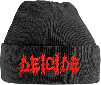 Plastic Head Deicide Hat with Logo Black - Image 1