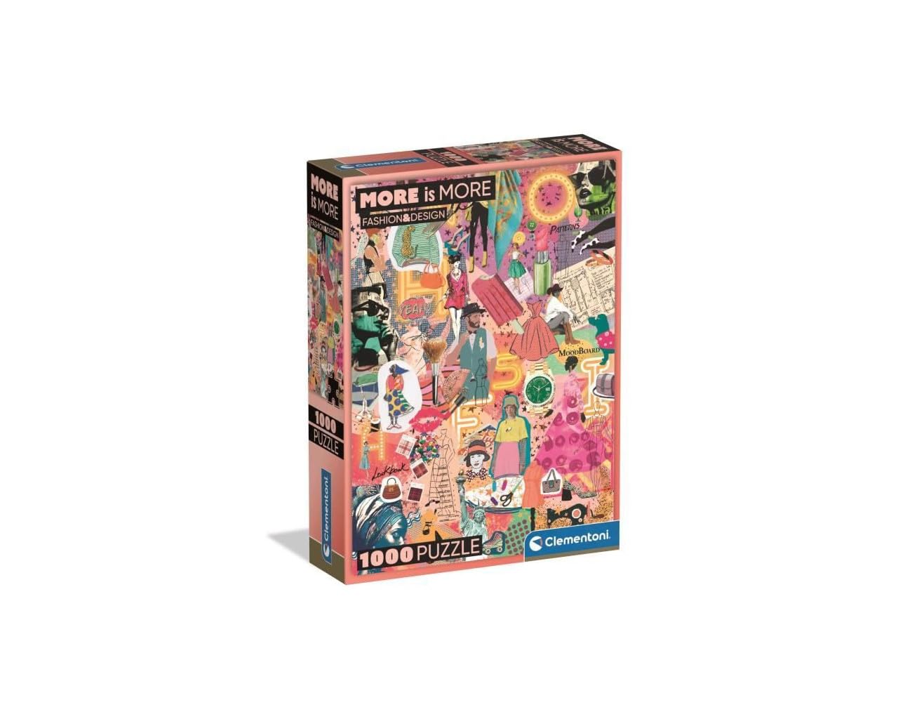 Clementoni - Puzzle for Adults 1000 Pieces, More is More - Fashin&Design Compact Box, Made in Italy, 37071 - Image 1