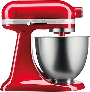 KitchenAid 291107 Small Pastry Processor, Stainless Steel, Red - Image 1