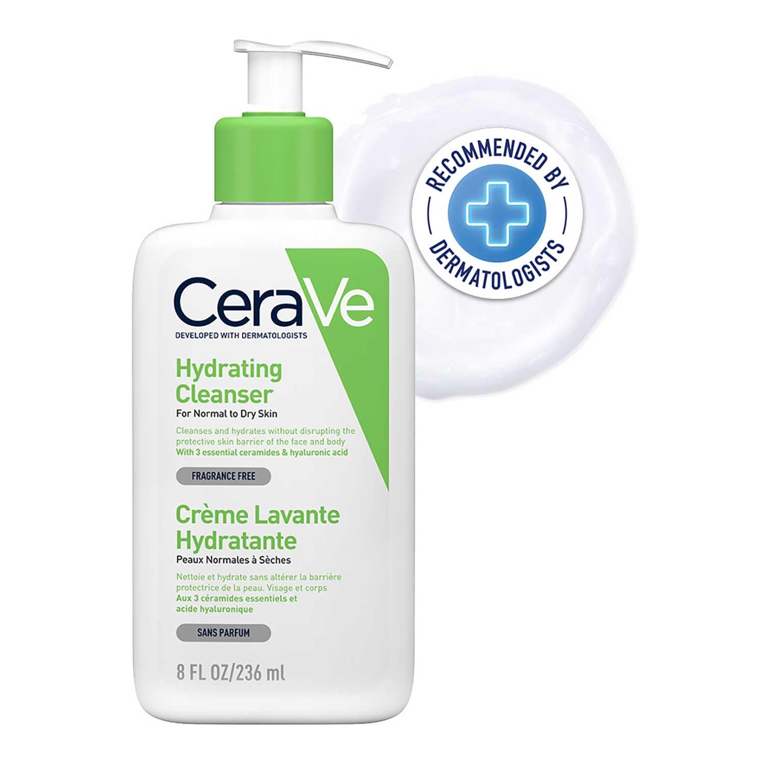 CeraVe Moisturizing Cleanser for Normal to Dry Skin 236ml - Image 1