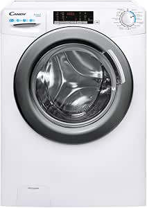 CANDY - Washing Machine Dryer - Washing Machine Dryer 10+ 6 kg/1400 rpm - Energy Class A - 15 Programmes - Digital Screen, Steam Function - White - 85 x 60 x 54 cm - Model CSWS4106TWMRE/FR          [Energy Class D] - Image 1