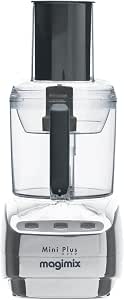 Magimix Mini Plus Zilver/Zwart Food Processor 9.7 pounds 400W Safety Lock Stainless Steel Chopping Hand Wash - Image 1