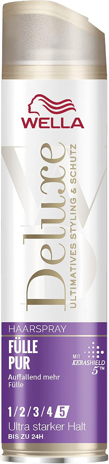 Wella Deluxe Fülle Pur Volume Spray for Hair Visibly More Volume with 5x Keratin Protection Complex and UV Protection 250 ml - Image 1