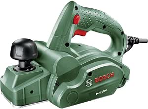 Bosch Home and Garden Wired Planer - PHO 1500 (550 W, Reversible Iron for Carbide Planer, Male Hex Key, Cardboard Packaging) Green - Image 1