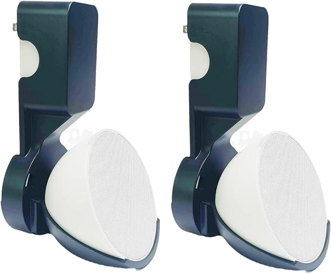 WL-802 Support mural pour Amazon Echo Pop Accessoires de haut-parleur Amazon Echo Pop (2 pièces, noir) - Image 1