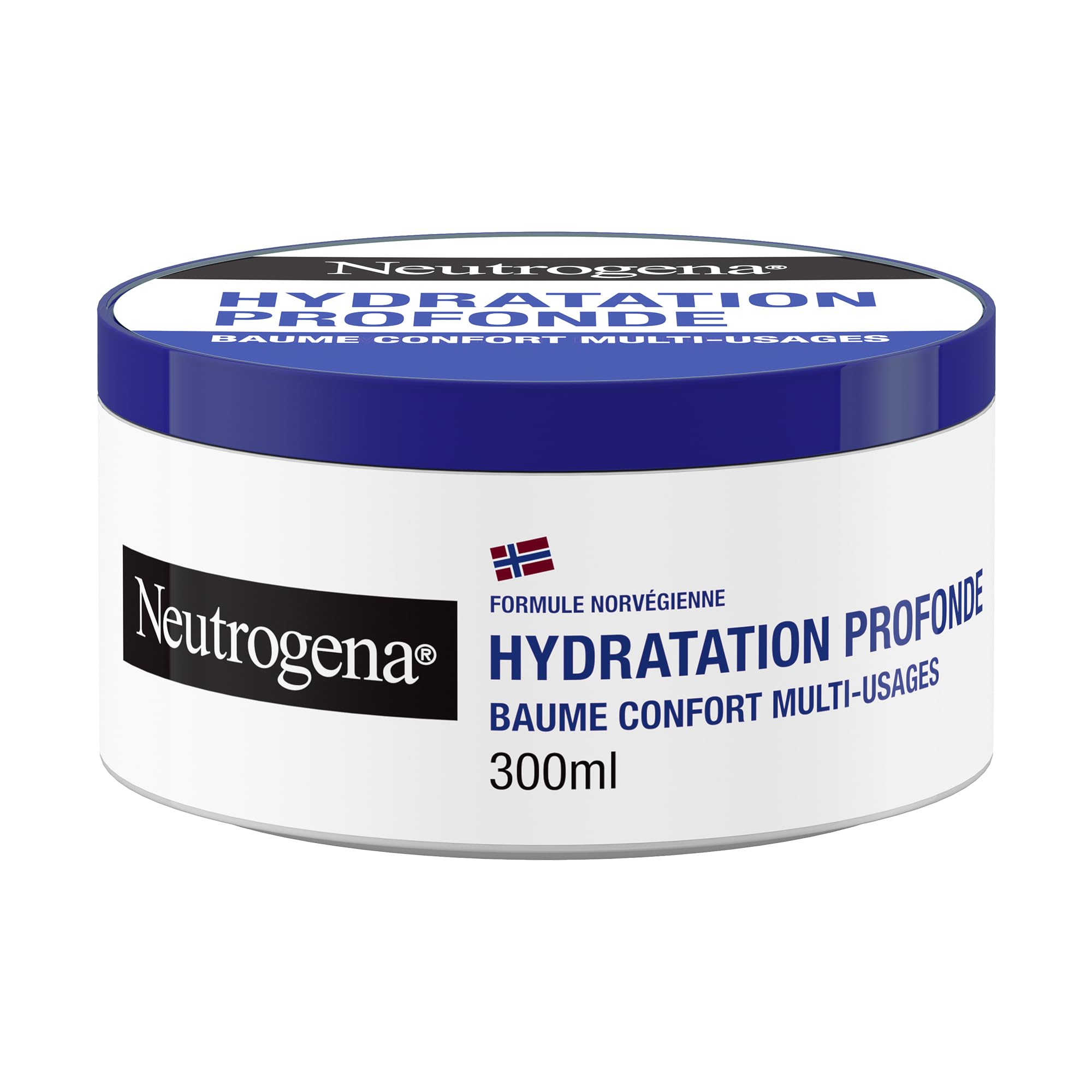 Neutrogena – Comfort Balm Multi-Use Deep Hydration (300ml jar) – Moisturizing balm with Norwegian formula – Face and body care for dry skin - Image 1