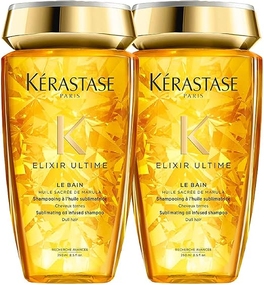 Kerastase NEW Bain Elixir Ultimate Sublime Cleansing Oil Shampoo 250ml Kit 2 pcs - Image 1