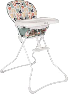 Graco Snack N' Stow Compact Folding High Chair, Lightweight with Only 12 lbs and Self-Folding, Play Mode - Image 1
