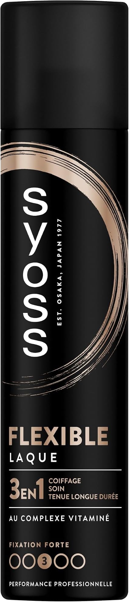 SYOSS, Hairspray, Flexible Hold, 3in1, Hairstyling, Care, Long-Lasting Wear, Vitamin Complex Formula, Provitamin B5, Niacinamide, Strong Binding, Professional Performance, 300 ml - Image 1