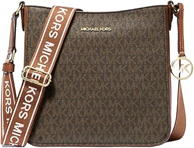 Michael Kors Jet Set Travel Small Shoulder Bag with Signature Logo Brown - Image 1