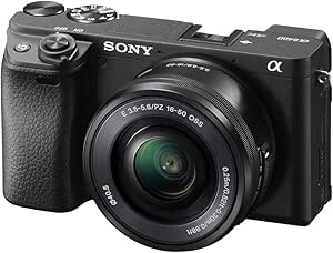 Sony Alpha 6400| APS-C Hybrid Digital Camera Kit with E-Zoom Lens 16-50mm f/3.5-5.6 PZ OSS (24.2 MP, AF in 0.02s, Eye Tracking, 4K HLG, Selfie Vlogging Screen)(ILCE6400, A6400) - Image 1