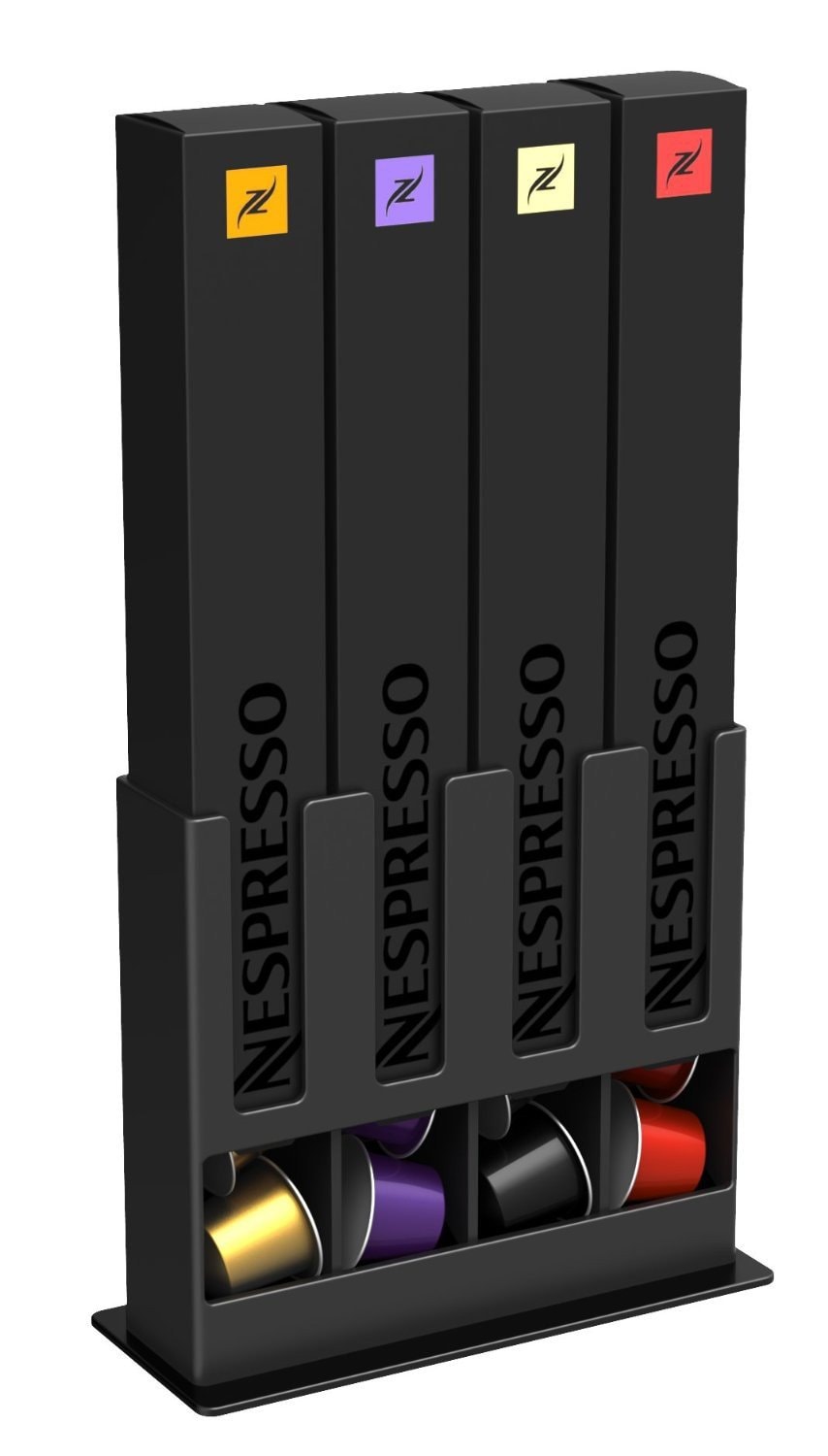 Tavola Swiss 5048873 Box Dispenser for 40 Nespresso Capsules Plastic Multi-Coloured 45 x 35 x 25 cm - Image 1