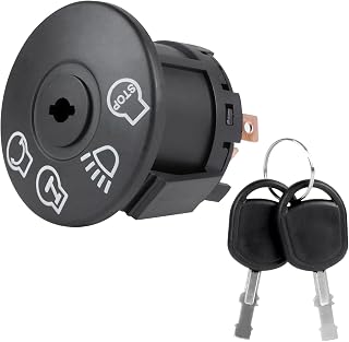 Key Switch Tractor Ignition Switch Lawn Tractor 7 Pole Compatible with Husqvarna MTD John Deere Lawn Tractor Lawn Mower - Image 1