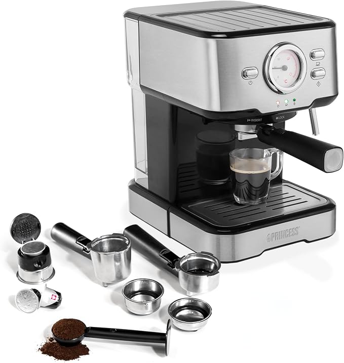 Princess Espresso Machine 249412-1.5L - 20 Bar - Compatible with Nespresso Capsules - Image 1