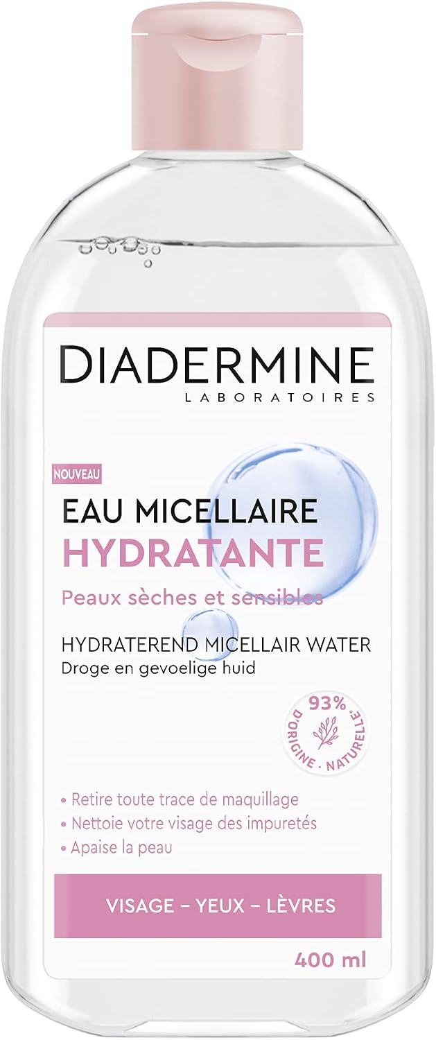 Diadermine - Micellar Water - Moisturizing - 400 ml - Pack of 2 - Image 1