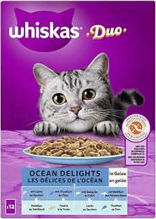 Duo Ocean Delights Wet Food Jelly Pouches, 12 x 85g - Image 1