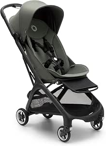 Bugaboo Butterfly Travel Stroller Ultra Compact Lightweight One-Second Folding Stroller Very Spacious City Stroller for Babies and Toddlers, Handy and Comfortable - Forest Green - Image 1