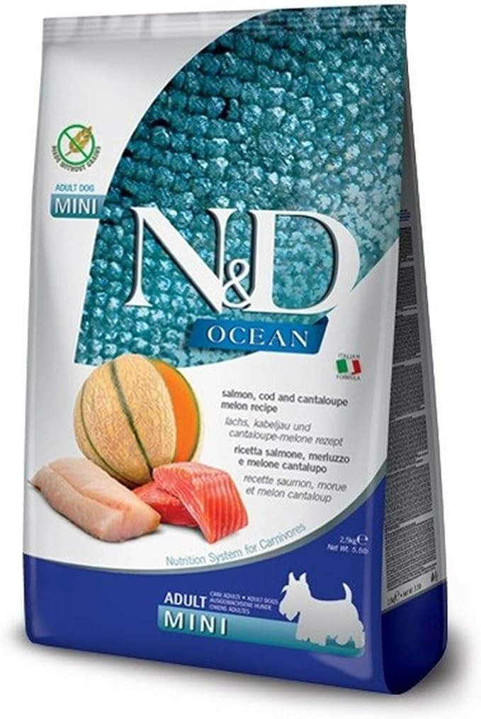 FARMINA ND DOG OCEAN SALMON BACALAO MINI 2.5KG - Image 1