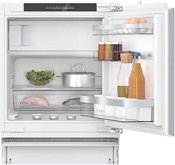 Bosch KUL22ADD0 Series 6 – Built-in Smart Fridge with Freezer, 82 x 60 cm Niche, 93 L Fridge and 17 L Freezer, Made in Germany, Longer Freshness          [Energy Class D] - Image 1