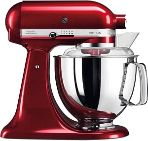 KitchenAid Artisan Pastry Mixer with Tilting Head and Mixer with 5 Accessories and 2 Stainless Steel Bowls 4.8 and 3 L Apple Love - Image 1