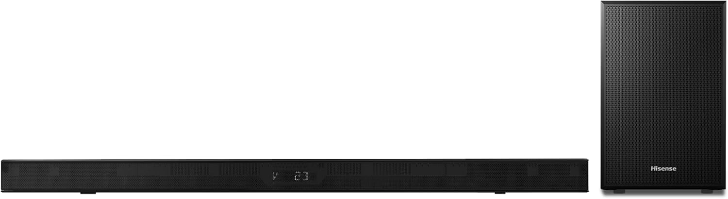 Hisense Barre de Son HS2100 2.1 CH 240 W - DTS Virtual X, Caisson de Basses, HDMI Arc, Bluetooth (modèle 2023), Noir - Image 1