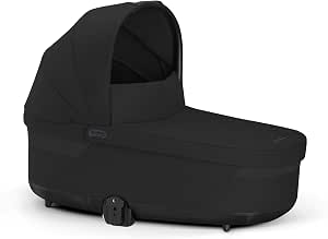 CYBEX Carrycot S Lux Gold, from birth to approx. 6 months (max. 9 kg), for CYBEX Balios S Lux and Talios S Lux, moon black - Image 1