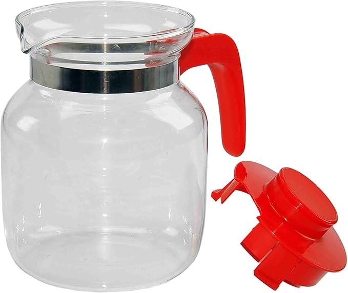 PIREX Pyrex Pitcher 1.25 Litre Kitchen Pot Assorted Colours - Image 1