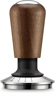 Sage - The Force Gauge Tamper 58mm - Self-leveling Espresso Tamper Consistent Pressure, Compatible with 58mm Filter Holders - Premium Walnut - Image 1