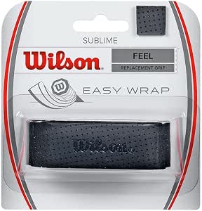 Wilson WRZ4202BK, Sublime Grip, Single Grip Band, 1 Piece, Unisex Adult, Black, One Size - Image 1