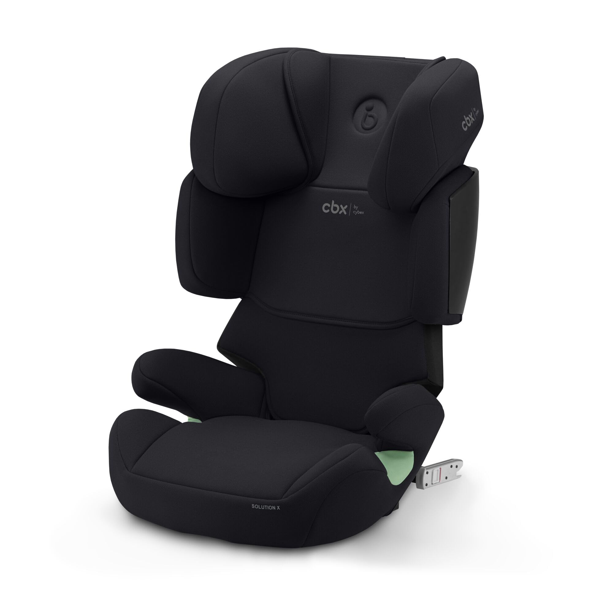 CBX by CYBEX Solution X i-Fix Children's Car Seat, for Cars with and without ISOFIX, Ages 3 to 12 Approx. (100 – 150 cm), Approx. 15 to 50 kg, Pure Black - Image 1