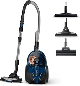Philips PowerCyclone 8 Bagless Vacuum Cleaner - 900W Motor, 99.9% Suction, HEPA 13 Filtration, Turbo Brush Animals, Compact (FC9745/09) - Image 1