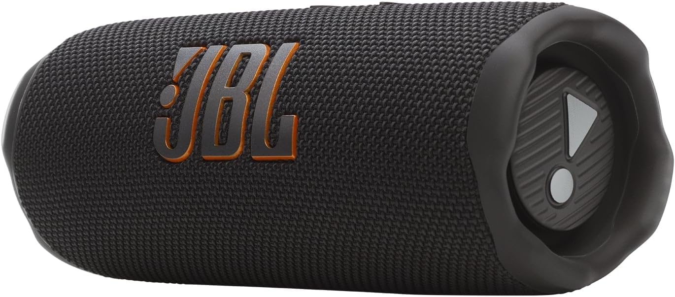 JBL Flip 7, Enceinte Bluetooth Portable sans Fil, 16 Heures d’autonomie, étanche IP68, résistante à la poussière et aux Chocs, Son JBL Pro avec IA Boost, Connexion Multi-Enceintes Auracast, Noir - Image 1