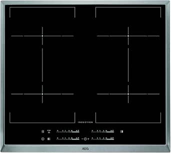 AEG HKE 64450 x B Electric Hob/Induction/57.7 cm/Cooking Zones Flexible/Easy to Use/Stainless Steel - Image 1