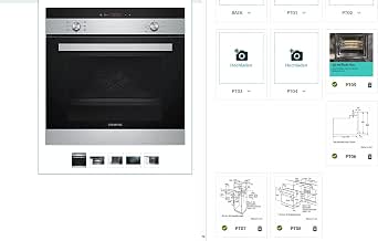 Siemens iQ100 HB113FBS1 ovens 66 L A Black,Stainless steel          [Energy Class A] - Image 1